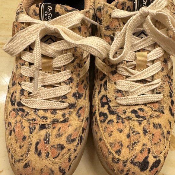 Dr. Scholl's Rebel Sport Sneaker Leopard Print Casual Sneakers suede sz 6.5 - Picture 7 of 10